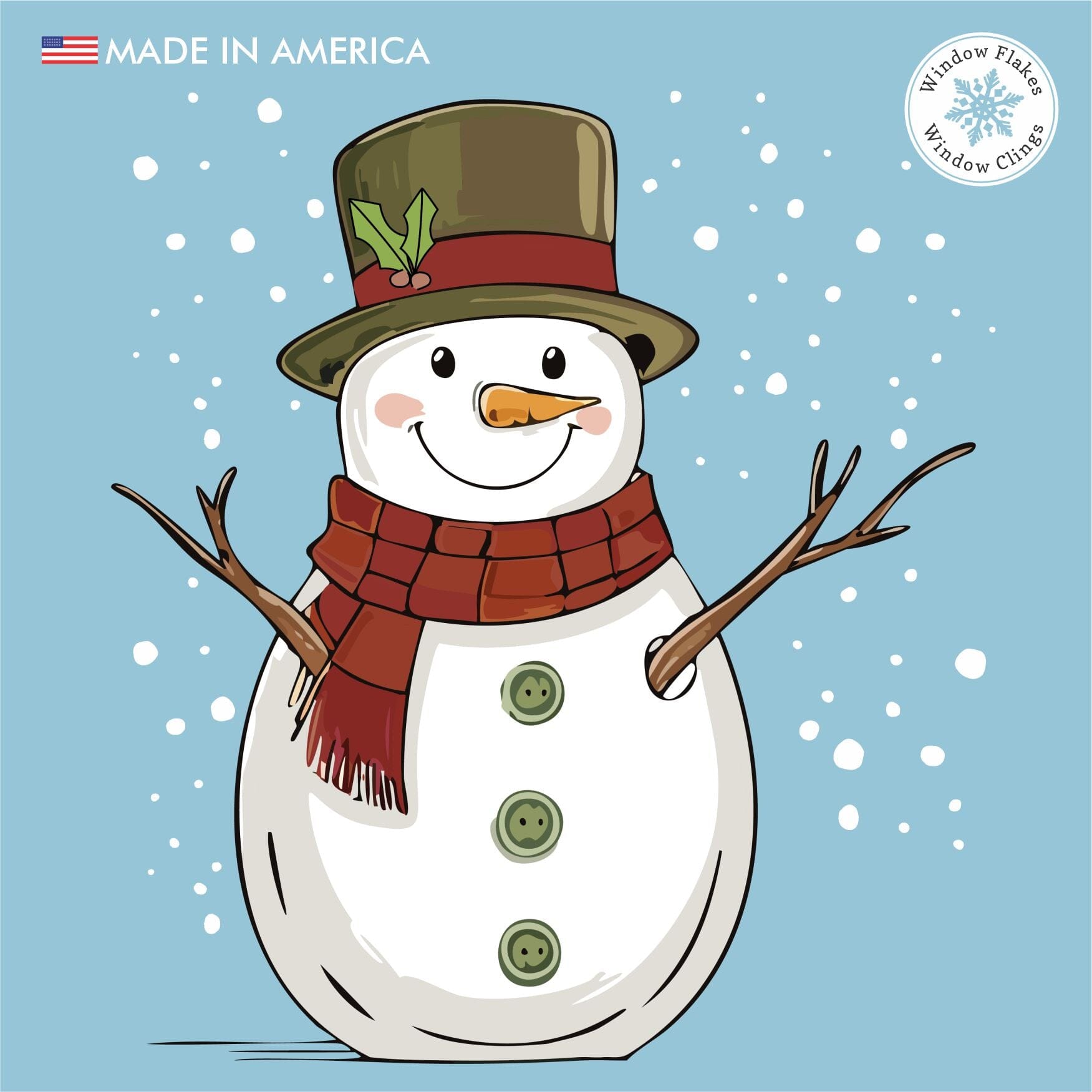 Snowman \u0026 Snowflakes, image size:1751x1751