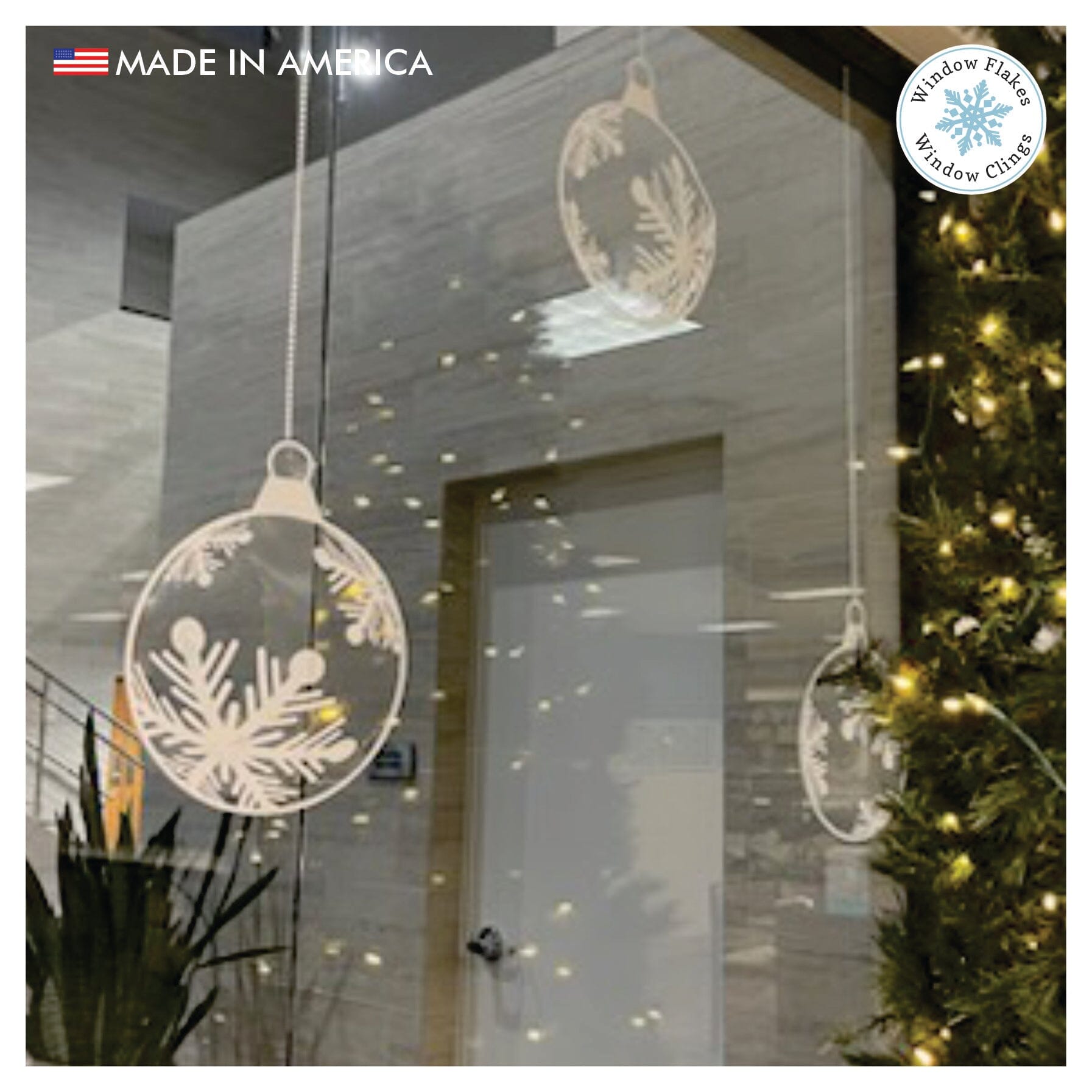 Snowflake Window Ornaments  Hanging Snowflake Decor – Window Flakes