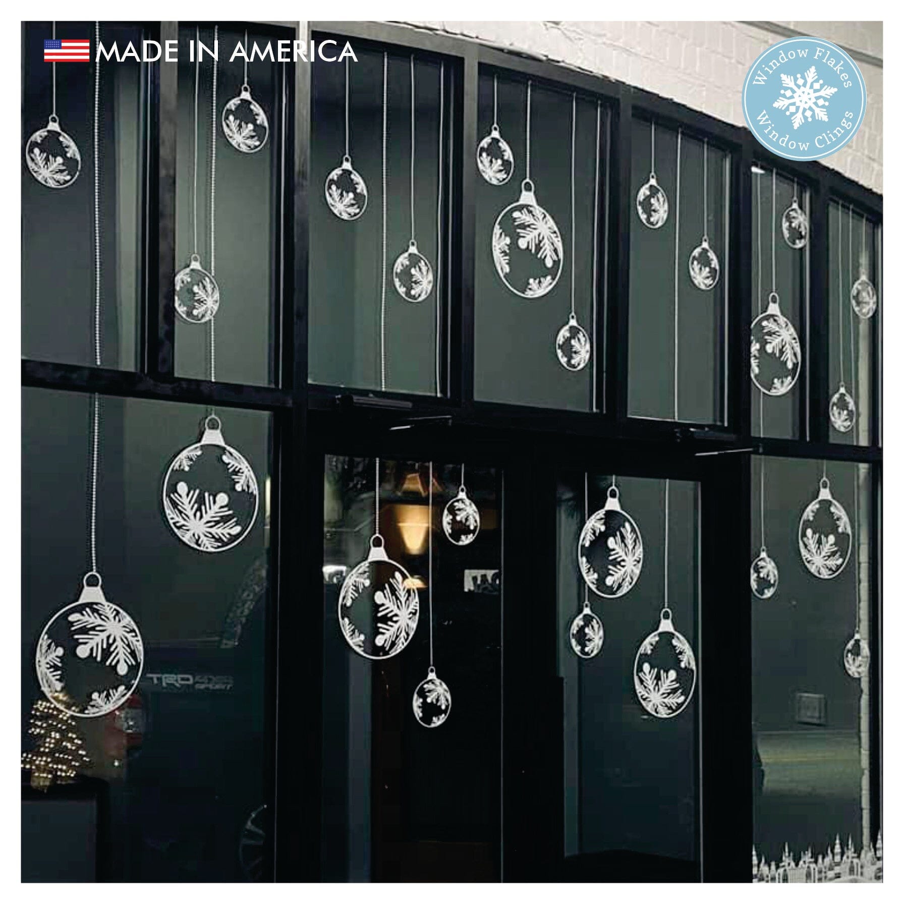 Christmas Window Clings - Christmas Decals for Windows – Window Flakes