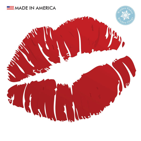 Valentine's Lips Decoration Kissing Lipstick Lips Window Cling