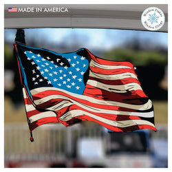 Old Glory / American Flag Window Cling