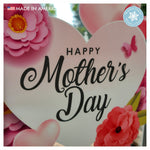 Happy Mother's Day Heart Cling | Mother's Day Display – Window Flakes