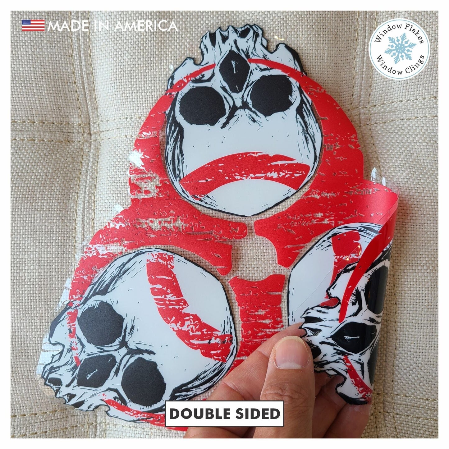 28 Days Later Biohazard Skulls – Window Flakes