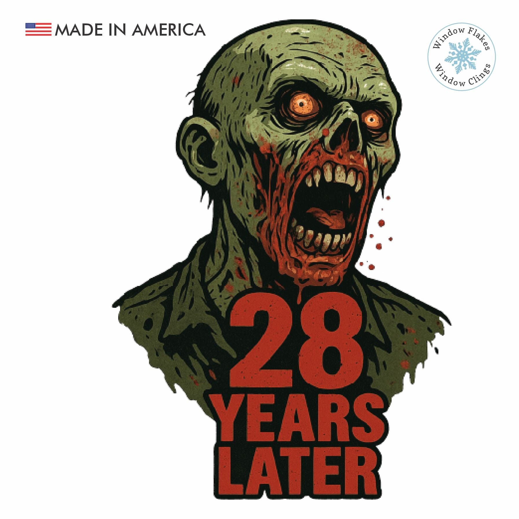 ☆ZOMBIE☆プロフ必読！！ 専用 2025 S/S 即完売 28 Days Later Hungry Zombie – Window Flakes