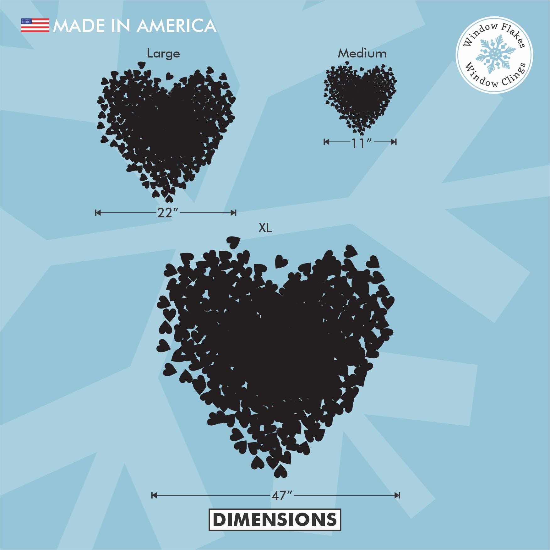 Black Heart Decal, Halloween, Gothic, Valentines, Window Cling