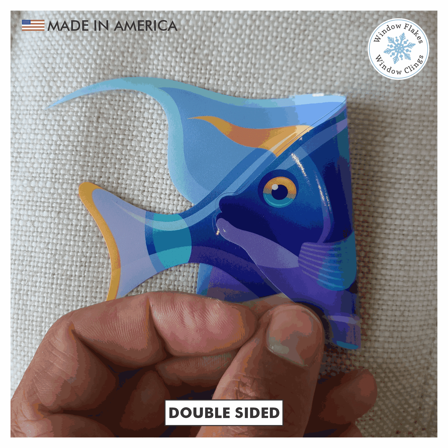 Tropical Fish Window Clings | Fish Window Decals/Stickers – Window Flakes