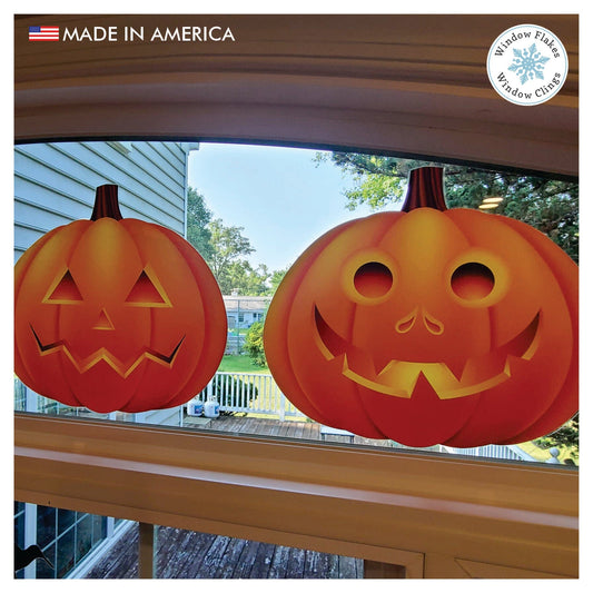 Fall Window Clings, Decals, Stickers - Fall Leaves, Thanksgiving ...