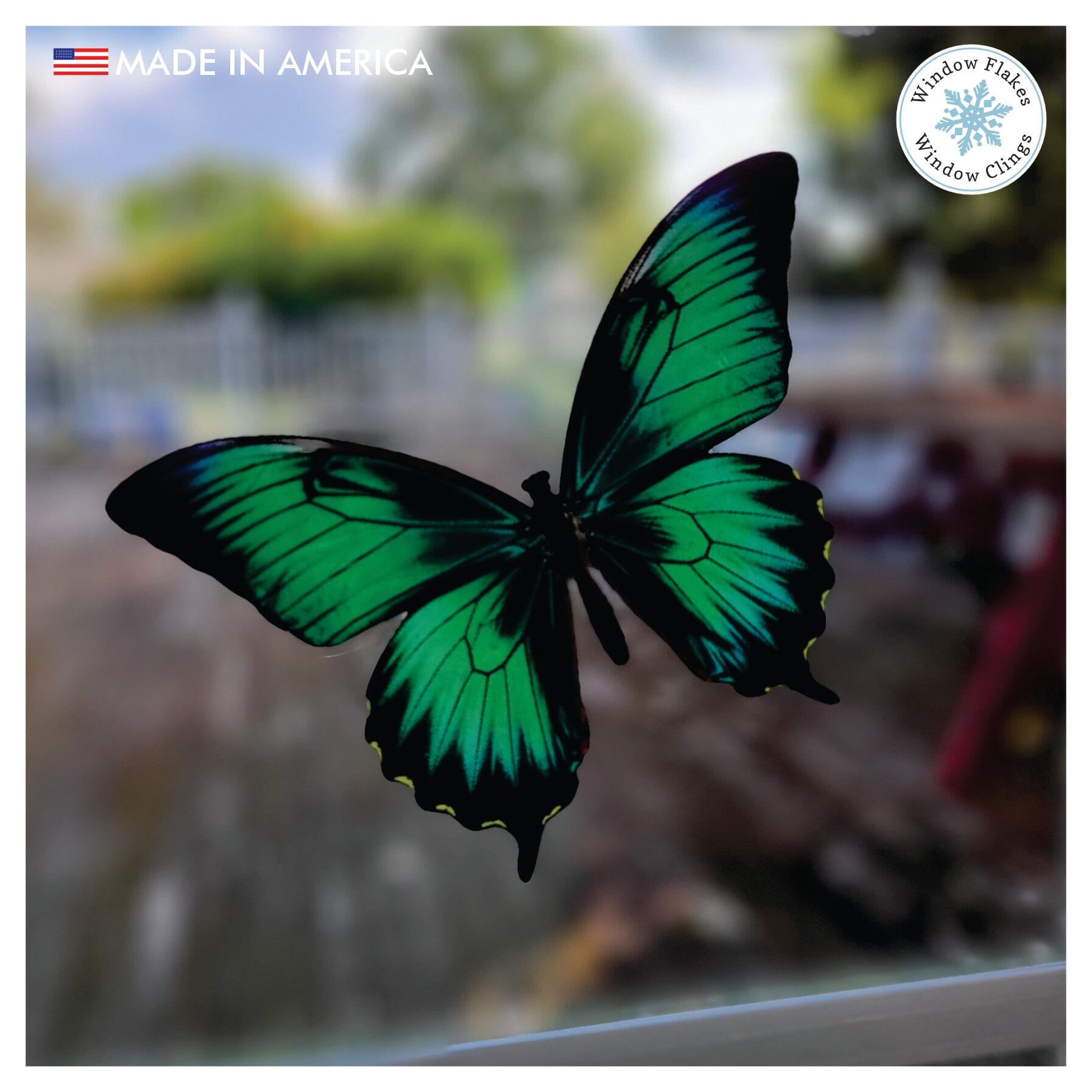 Anti-Collision Window Clings Prevent Window Bird Strikes-8 Butterflies ...