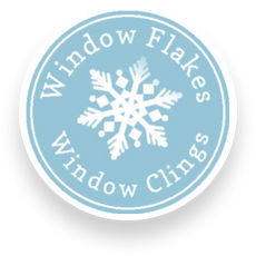 Window Flakes Window Clings