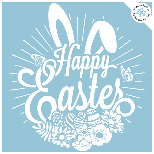 Vinyl Concept Easter Egg Display Vinyl Decals – Window & Wall Stickers, Spring Decor A145