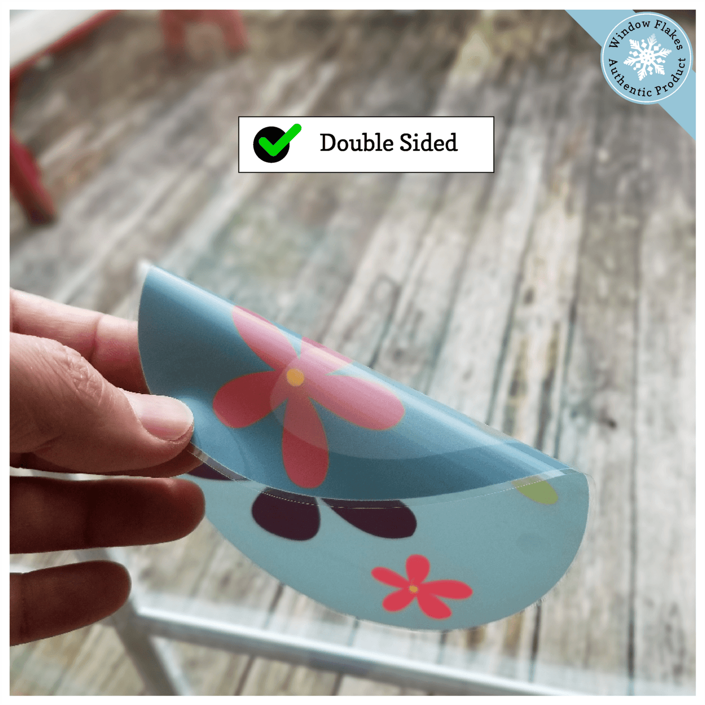 Easter Decorations - Easter Window Clings - 8 x Beautiful Colorful Easter Egg Window Clings for Easter Window Display