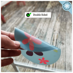 Easter Decorations - Easter Window Clings - 8 x Beautiful Colorful Easter Egg Window Clings for Easter Window Display