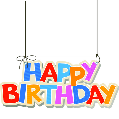 Whaline 6er-Set Happy Birthday-Fensteraufkleber – Bunt, Wiederverwendbar, Für Glas & Glatte Oberflächen