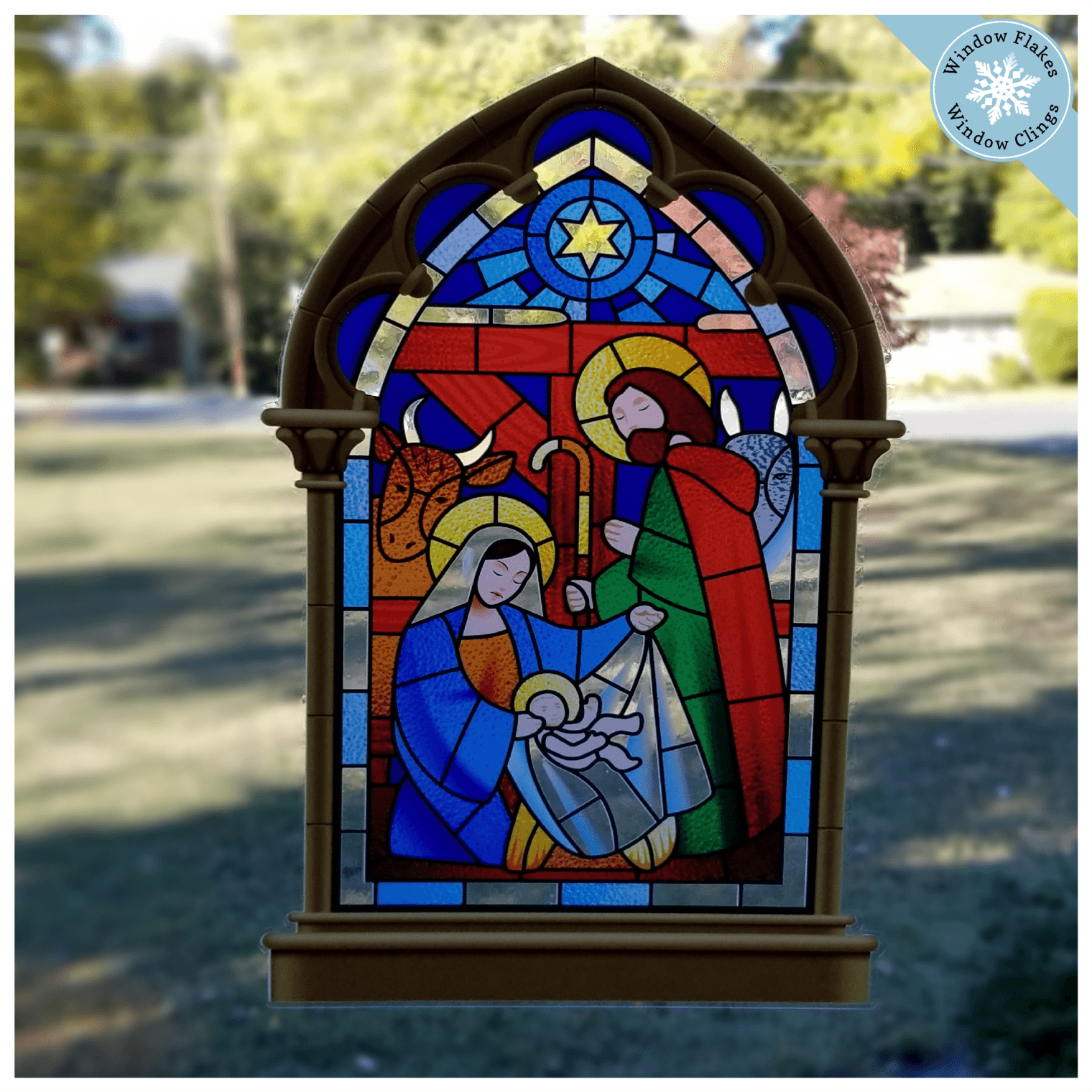 Stained glass online window decorations