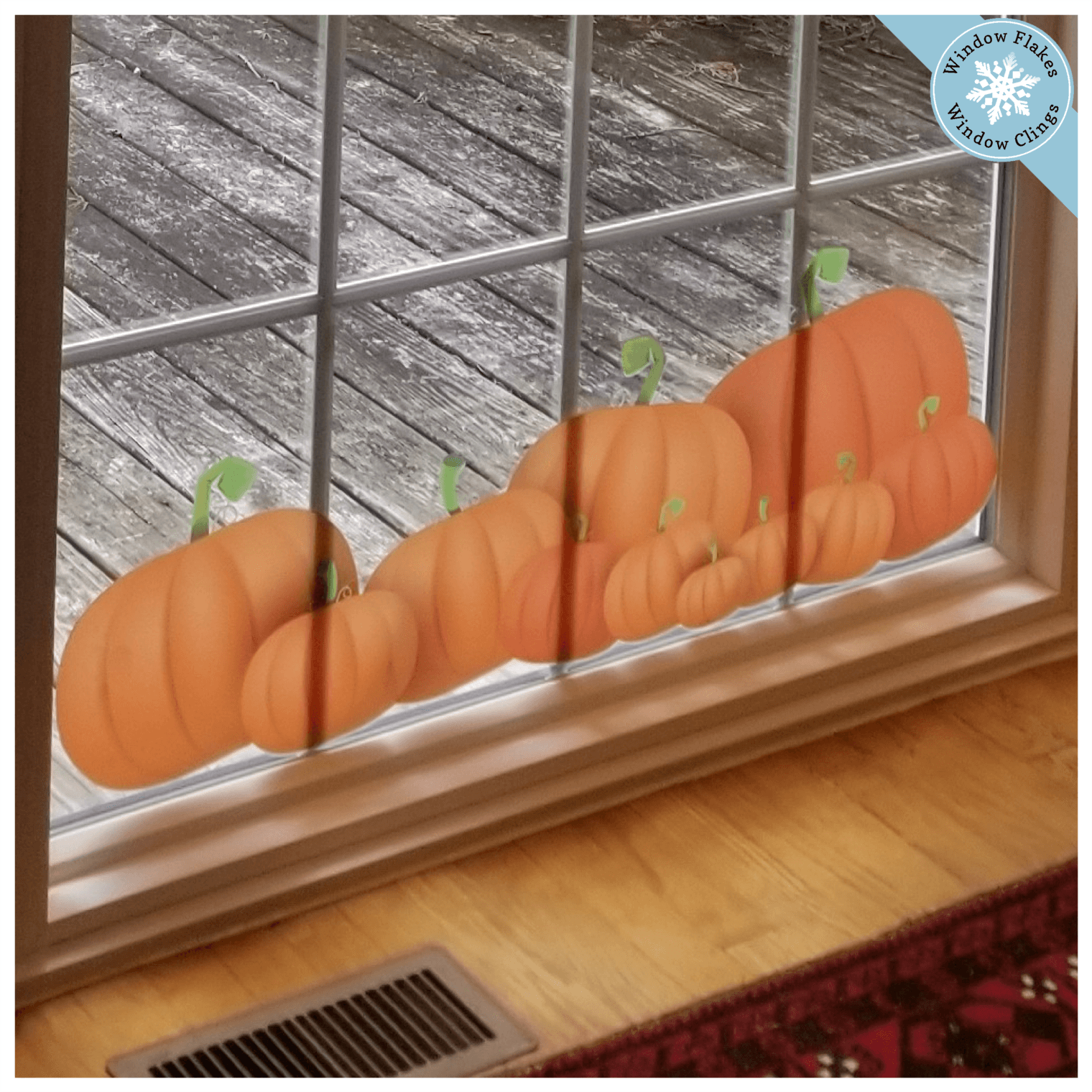 Fall Window Clings, Decals, Stickers - Fall Leaves, Thanksgiving ...