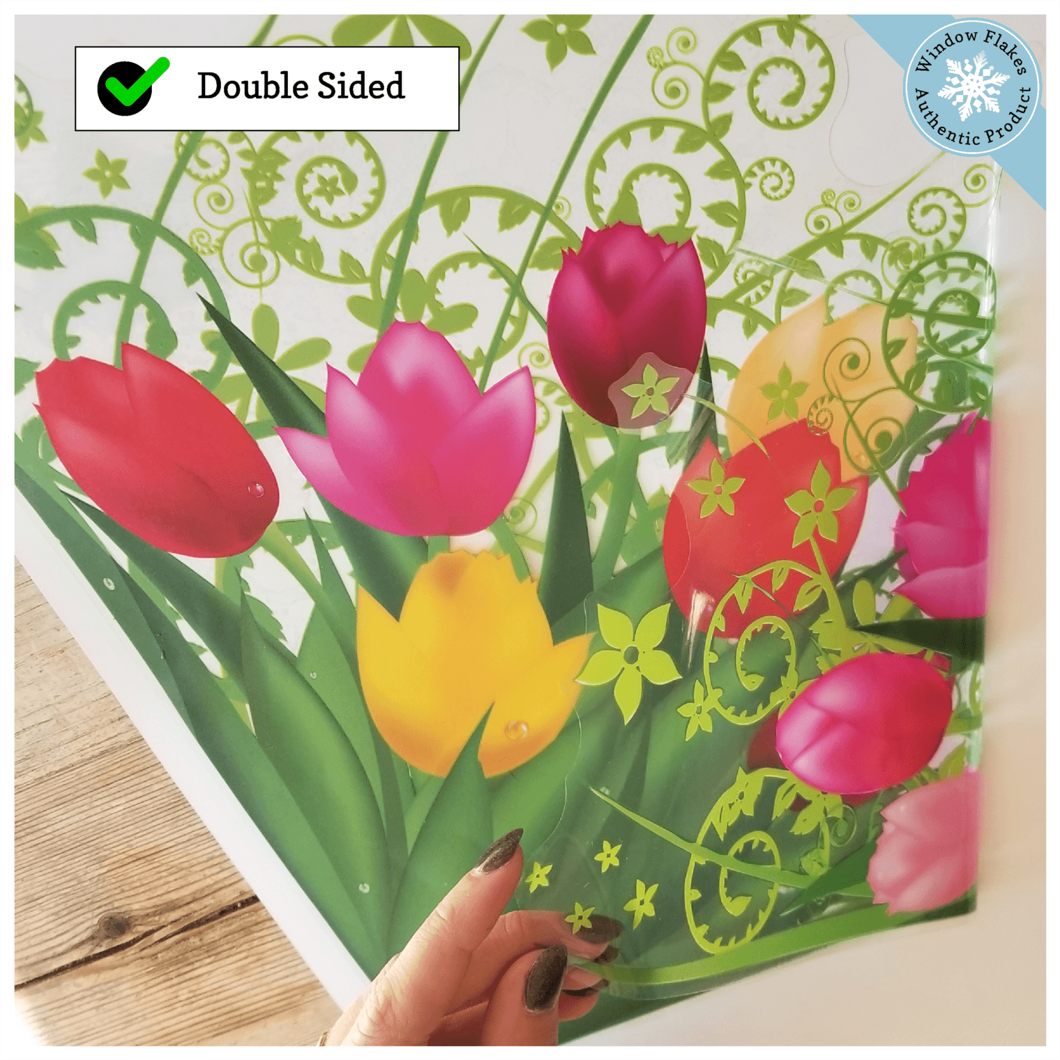 Large Spring Themed Window Clings Spring Window Clings